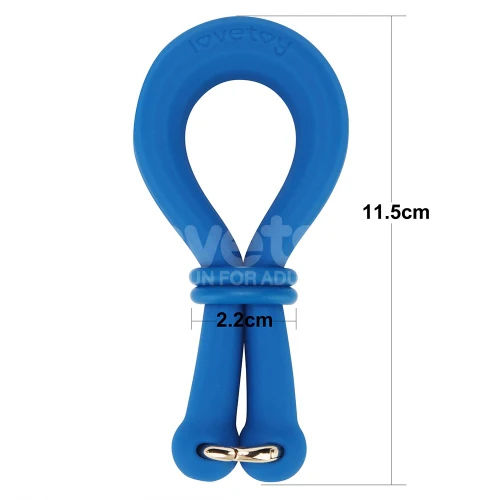 Lovetoy Pinnacle Pro Anyfit Plus Stretcher Ring Blue - Image 2