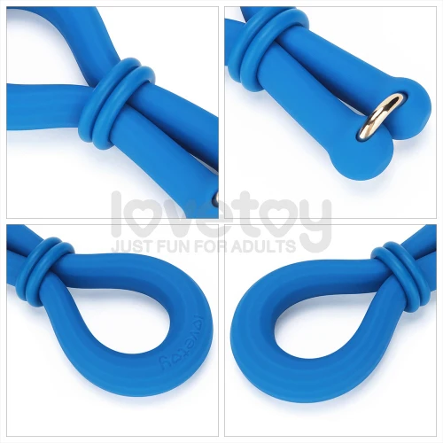 Lovetoy Pinnacle Pro Anyfit Plus Stretcher Ring Blue - Image 4