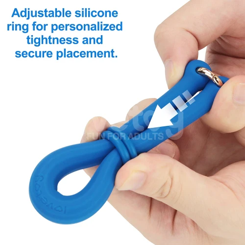 Lovetoy Pinnacle Pro Anyfit Plus Stretcher Ring Blue - Image 5