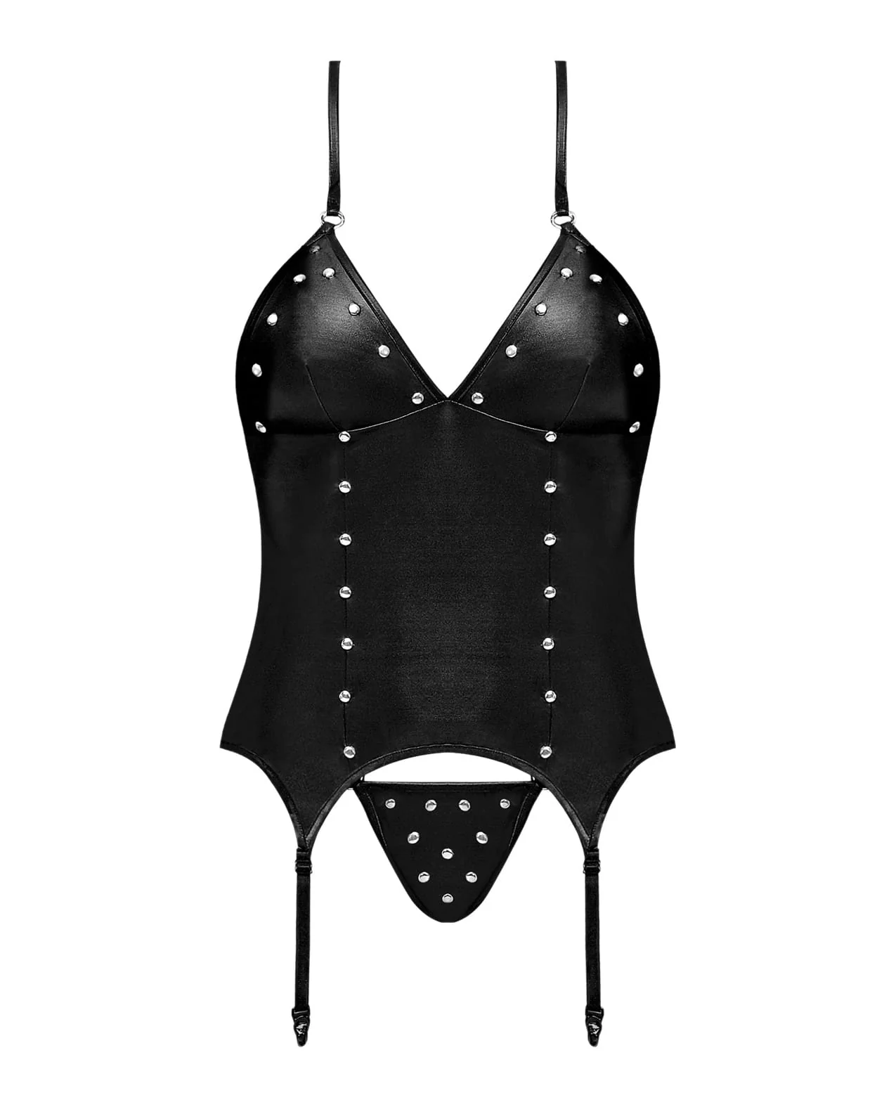 Exposed Lust Madame Corset Garter & G-String Set L/XL PAK235 - Image 4