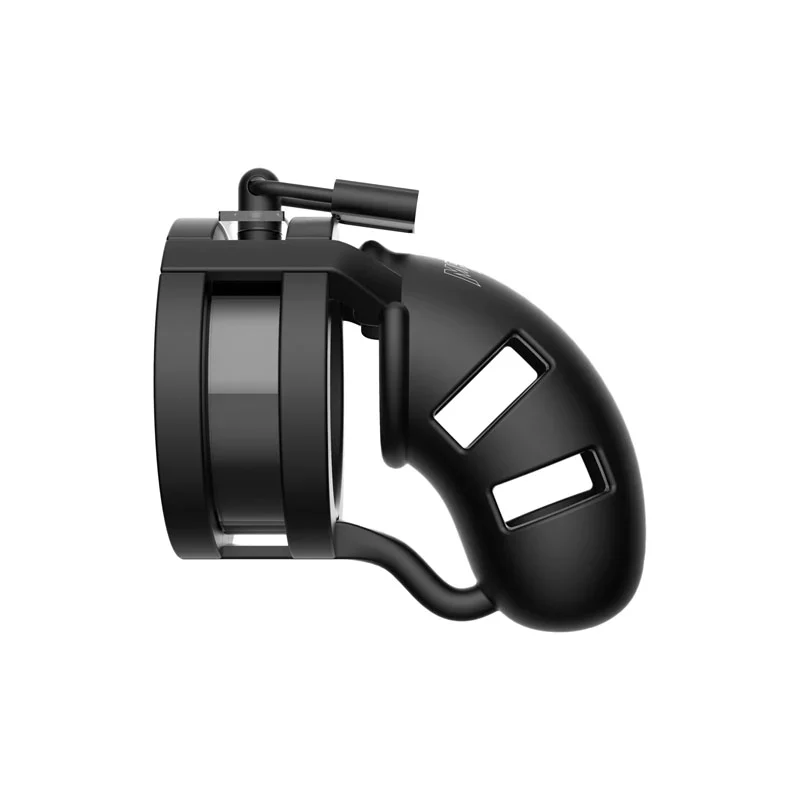 Shots ManCage Model 18 Chastity 9cm Black - Image 2