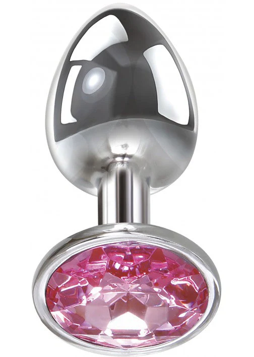 Adam & Eve Pink Gem Anal Plug - Medium - Image 2