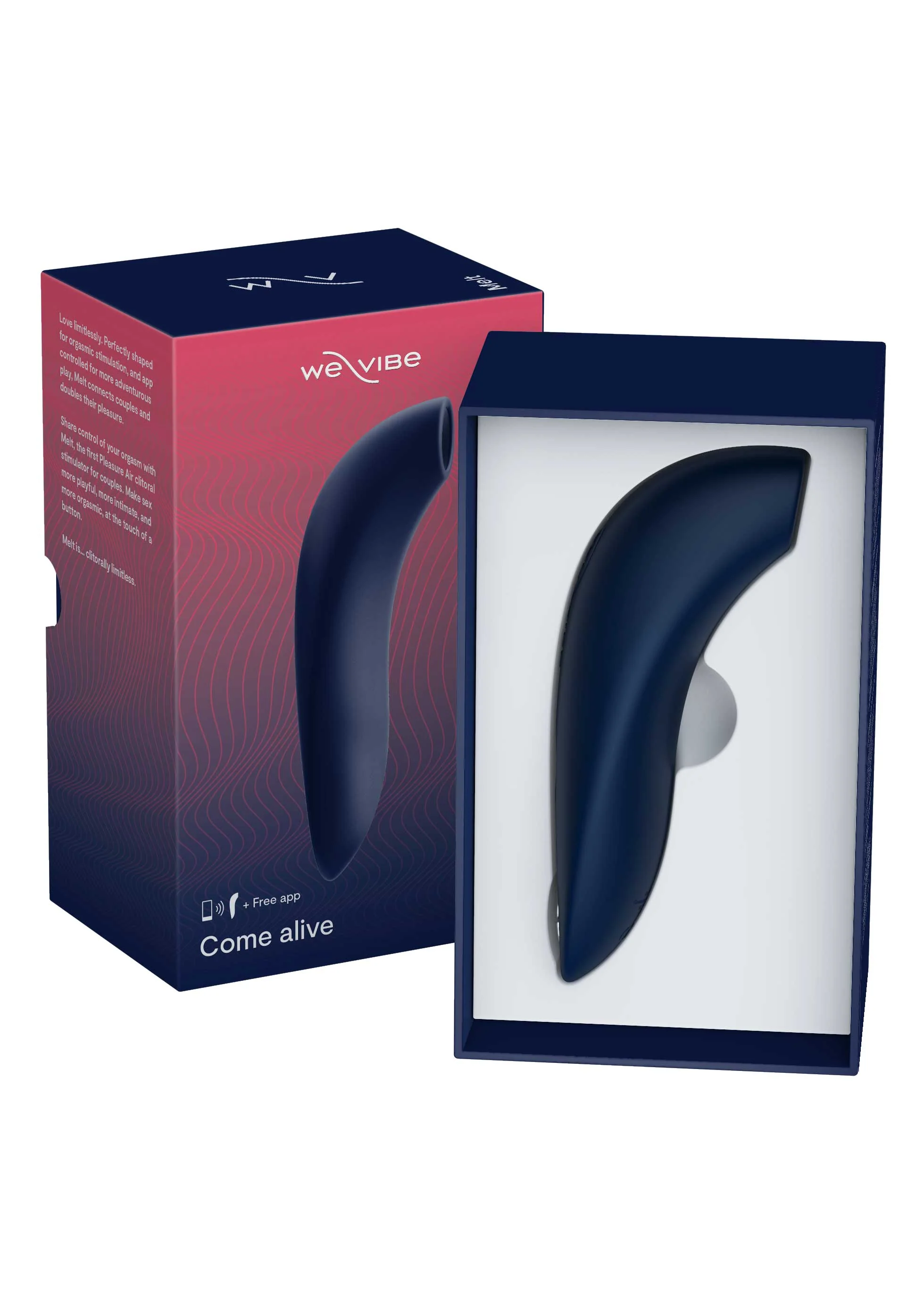 We Vibe Melt Pleasure Air Clitoral Stimulator Midnight Blue - Image 10