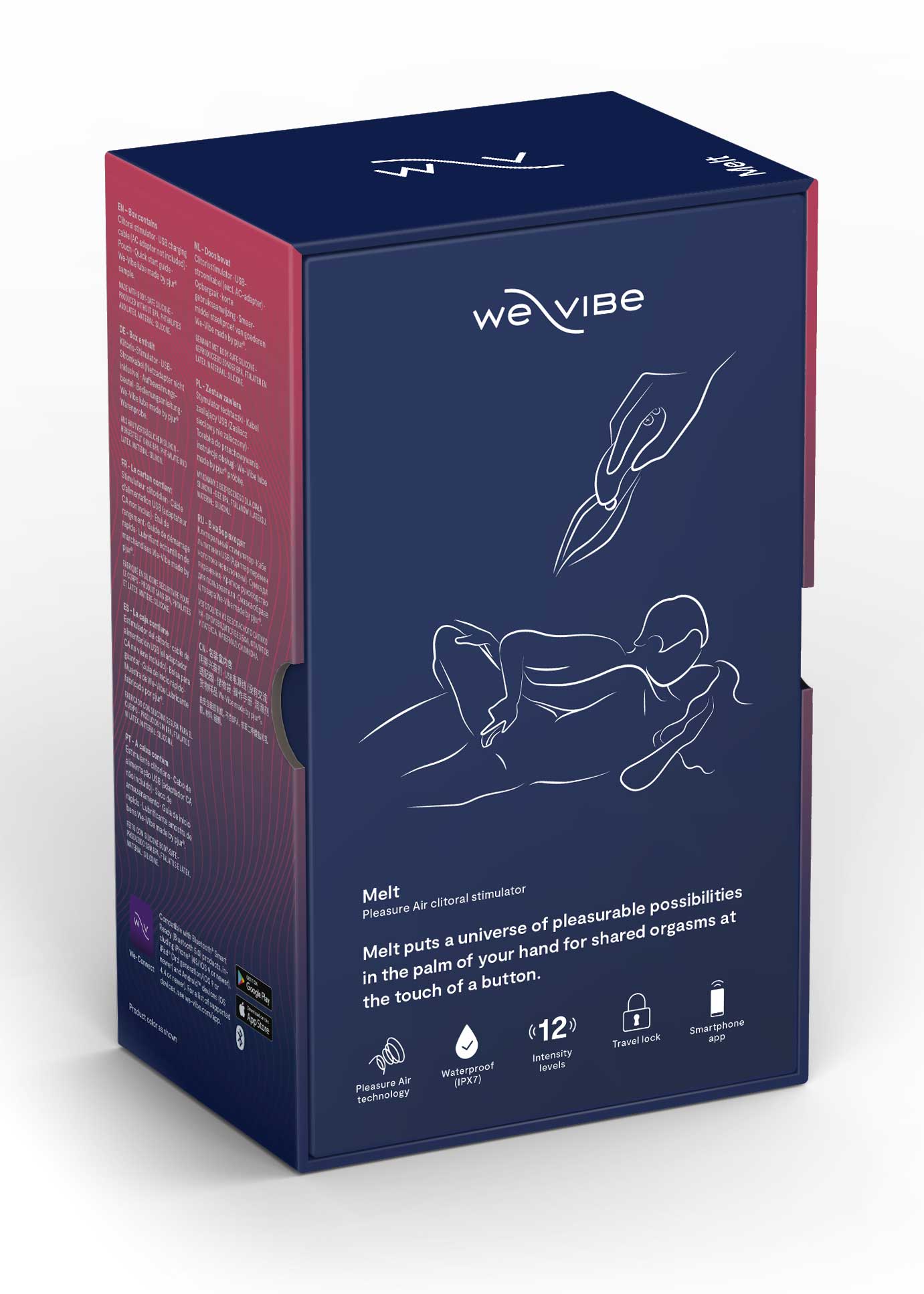 We Vibe Melt Pleasure Air Clitoral Stimulator Midnight Blue - Image 12