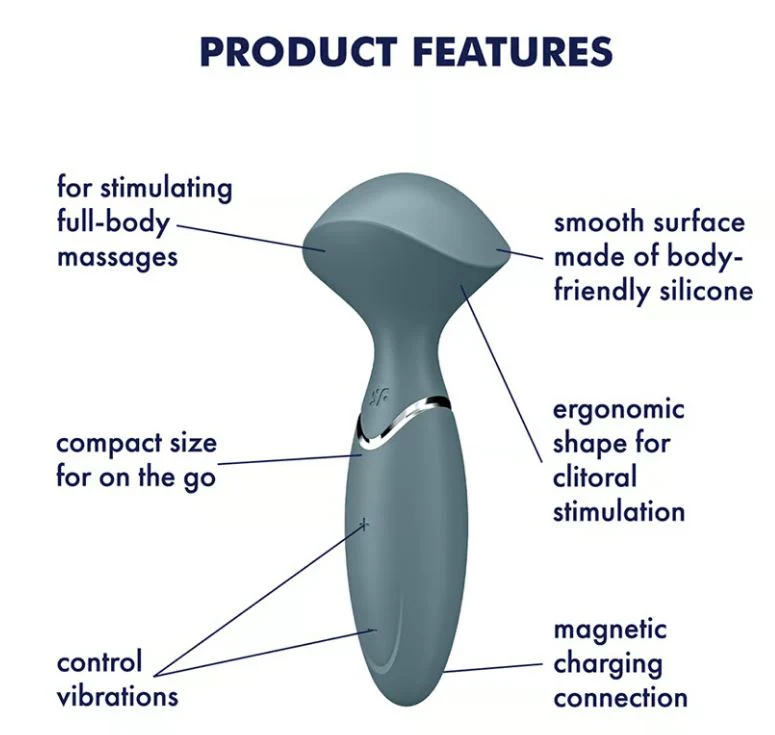 Satisfyer Mini Wand-er Grey - Image 4