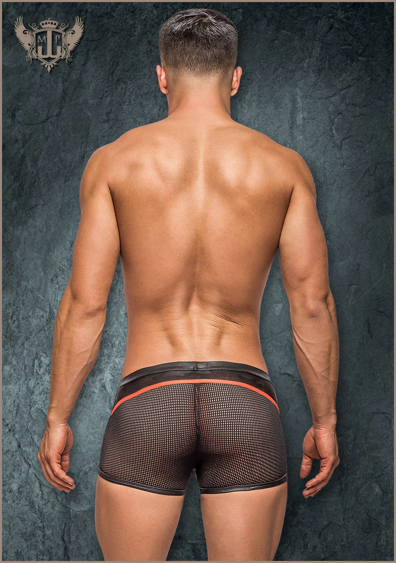 Male Power Camo Net Short Blk XL 125243BKXL - Image 2