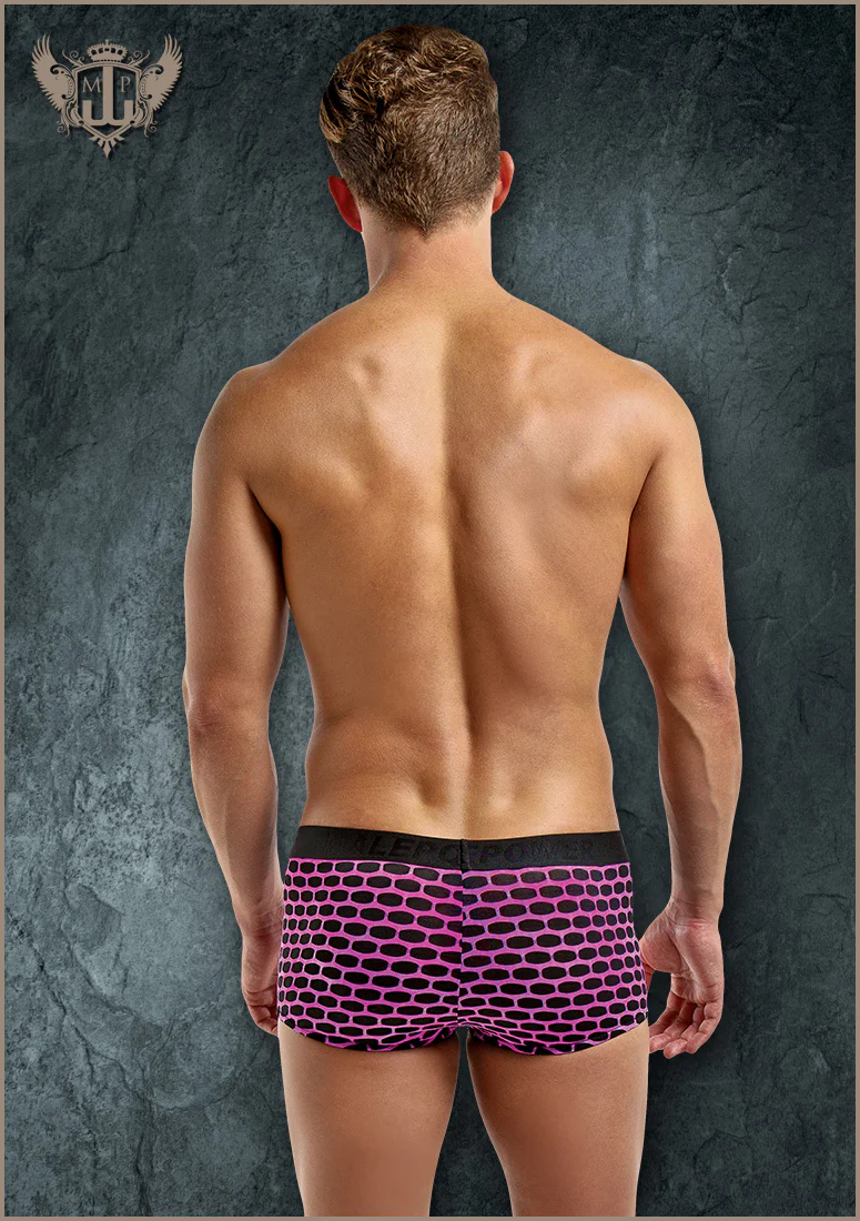 Male Power Hive Short Purp/Blk Lg 155225BPLG - Image 2