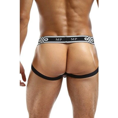 Male Power Peep Jock Blk L/XL 398223BKLX - Image 2