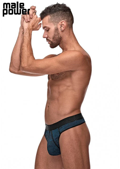 Male Power Peak Performance Sport Thong Blue S/M - 421259 - Image 3