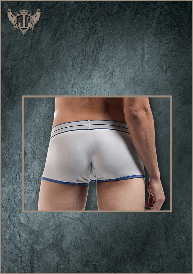 Male Power Pocket Short Blu/Gry Lrg 152220GNLG - Image 2