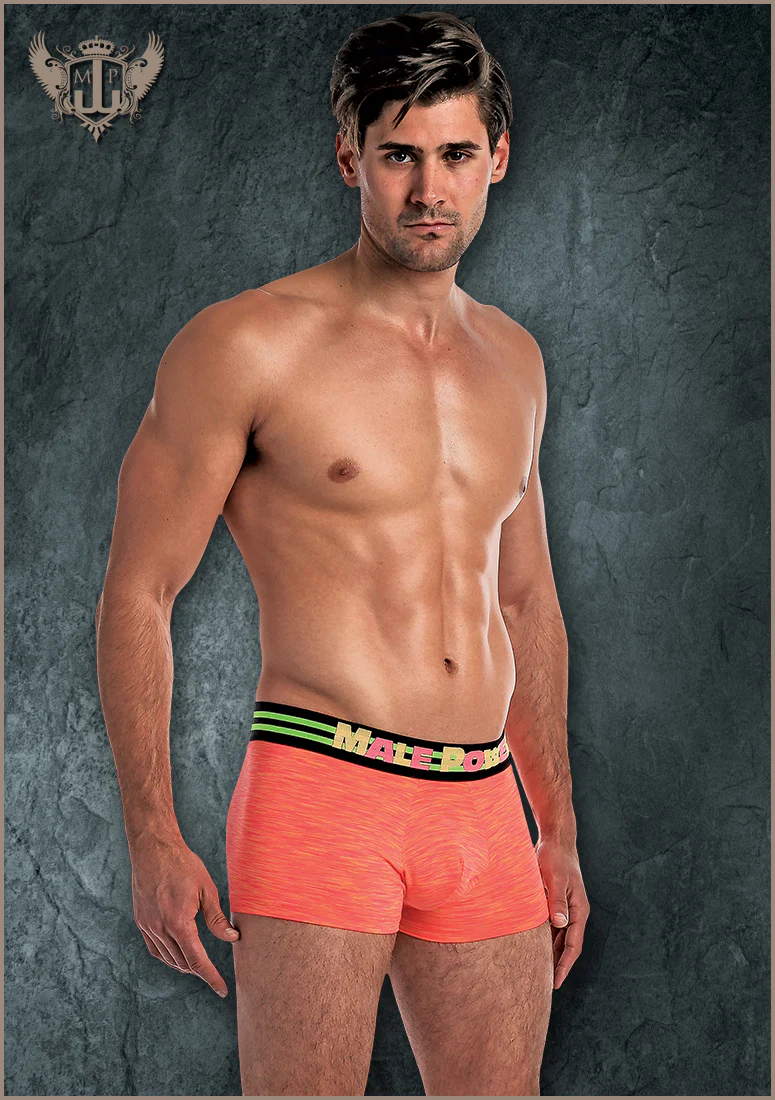 Male Power Retro Short Orange XL 145229ORXL