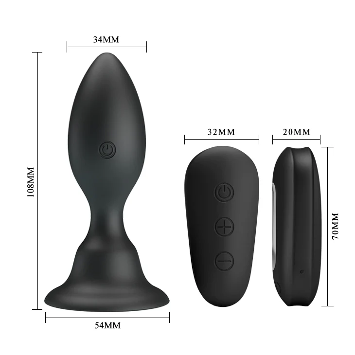Pretty Love Mr Play Vibe Anal Plug w Remote 76W - Image 3
