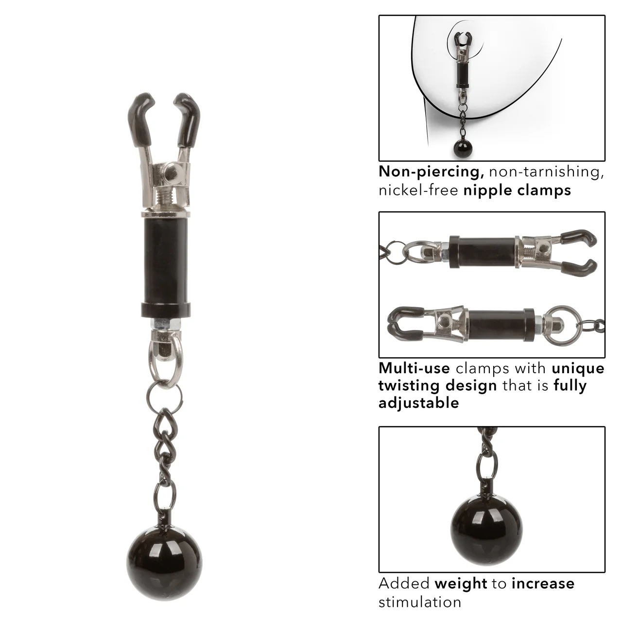 Nipple Grips Weighted Twist Clamps - Image 3