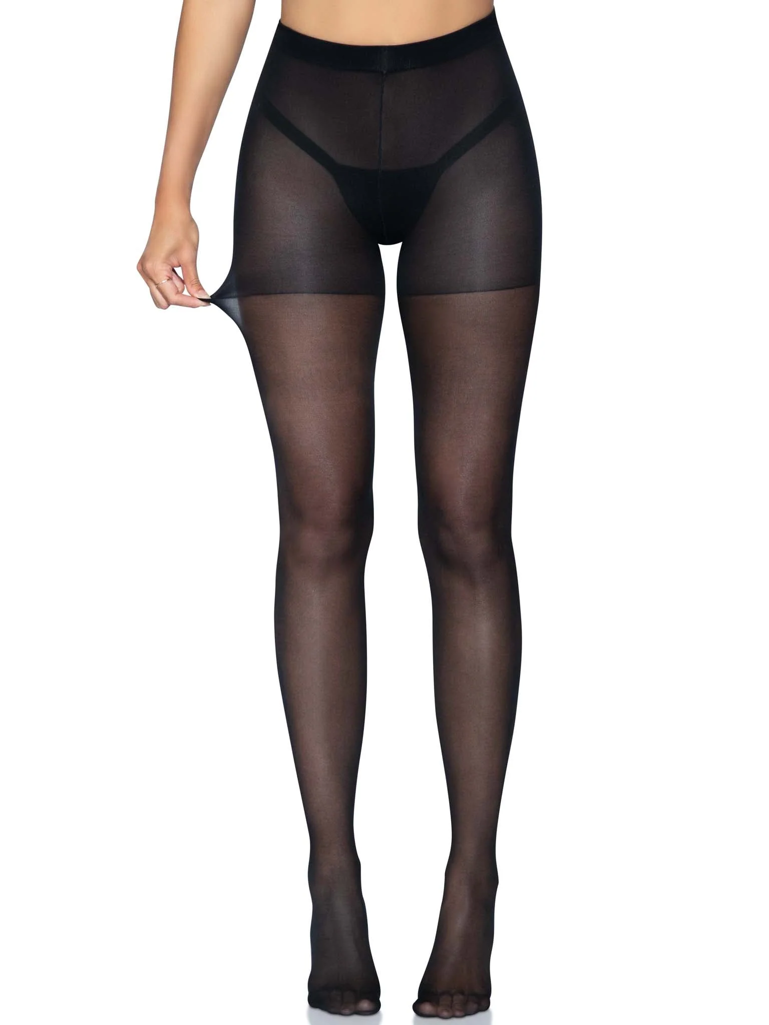 Leg Ave Open Butt crotchless pantyhose O/S - 1414 - Image 2