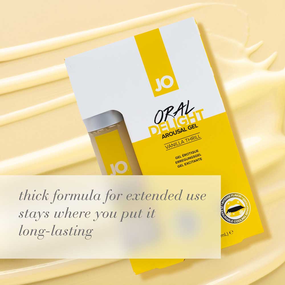 JO Oral Delight Arousal Gel Vanilla 30ml - Image 4