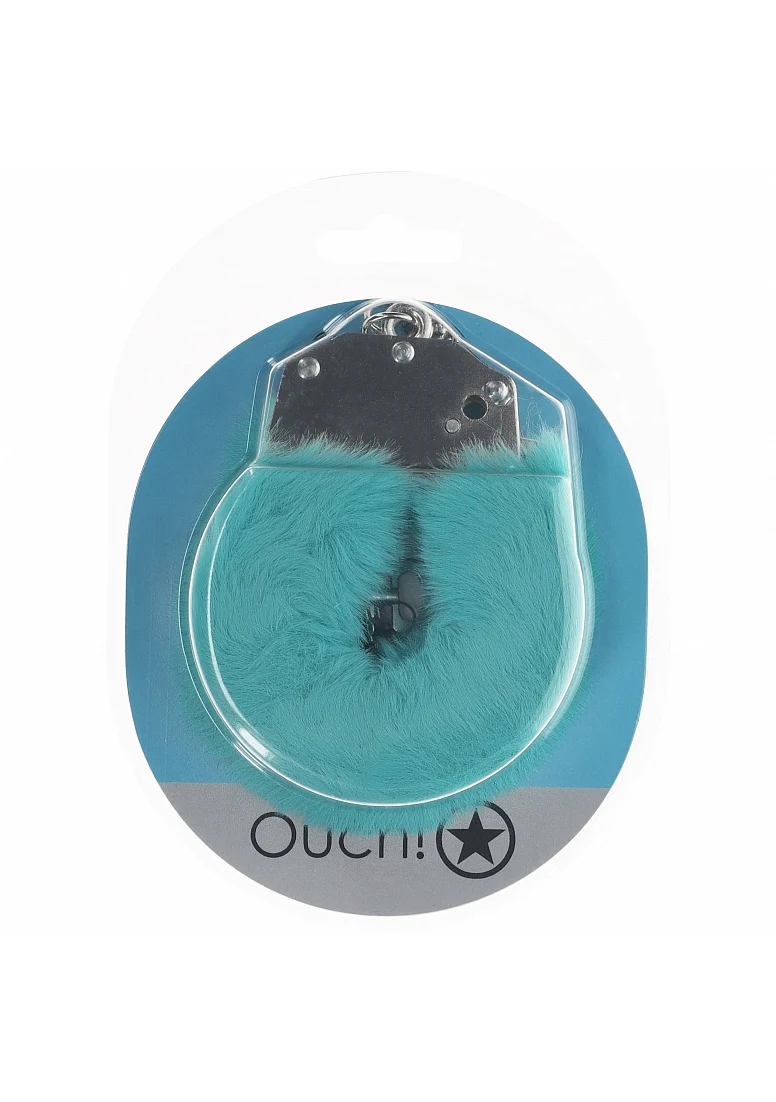 Ouch Fluffy Handcuffs Blue - Image 2