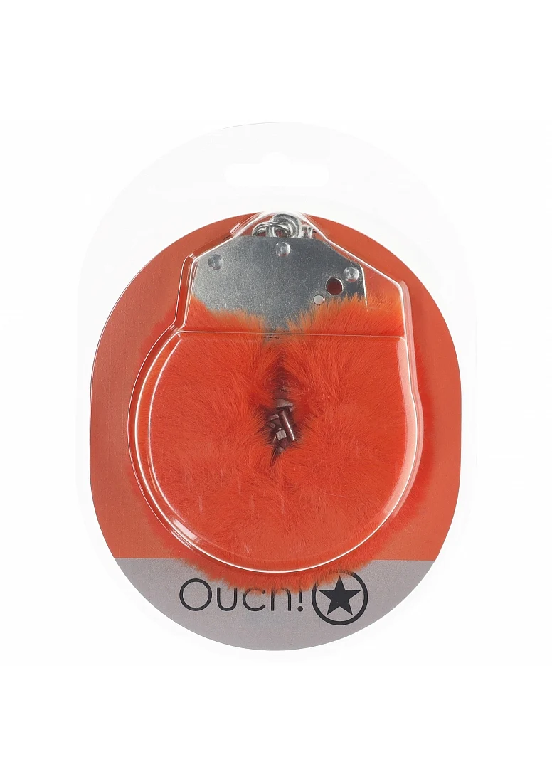 Ouch Fluffy Handcuffs Orange - Image 2