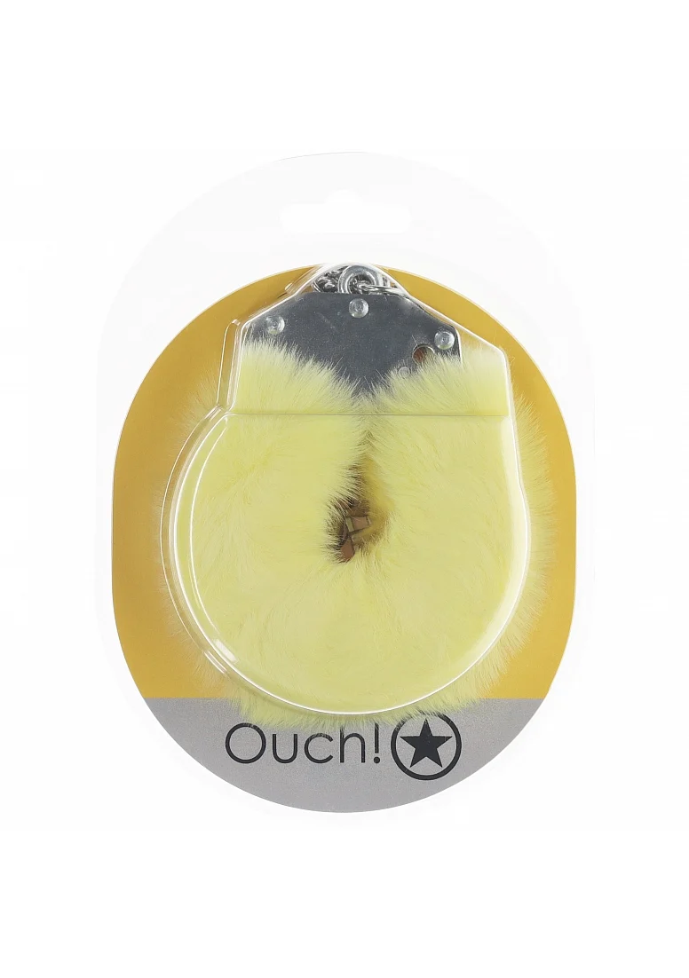 Ouch Fluffy Handcuffs Yellow - Image 2