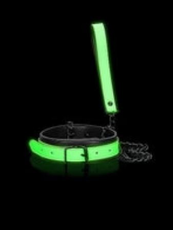 Ouch Glow in Dark Collar & Leash - Image 2