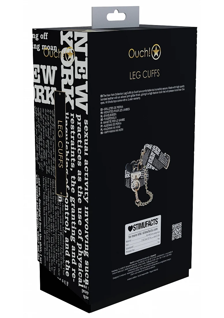 Ouch New York Leg Cuffs - Image 3