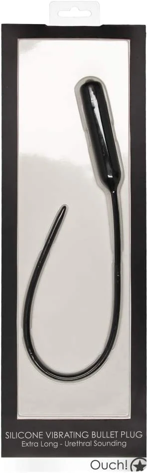 Ouch Silicone Vibrating Bullet Plug