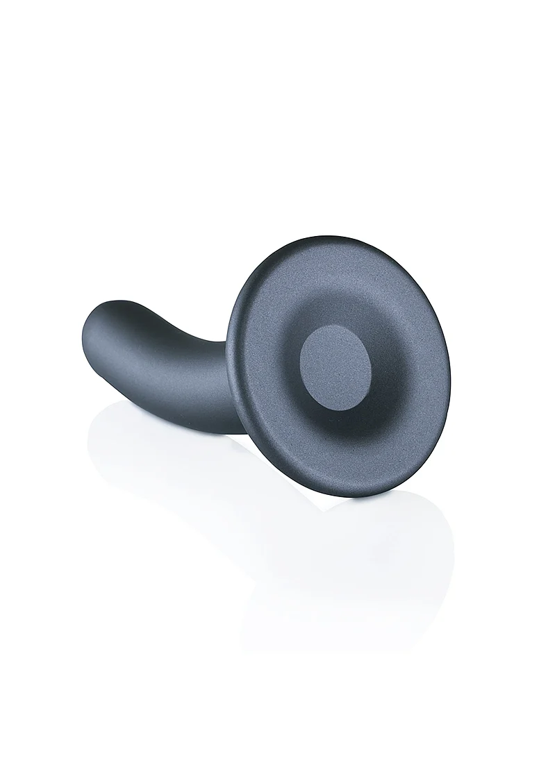 Ouch Smooth G-Spot Dildo 5" Gun Metal - Image 3