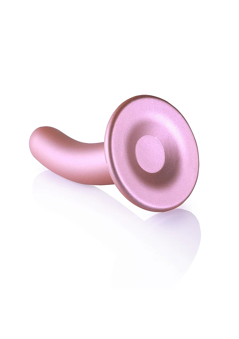 Ouch Smooth G-Spot Dildo 5" Rose Gold - Image 3