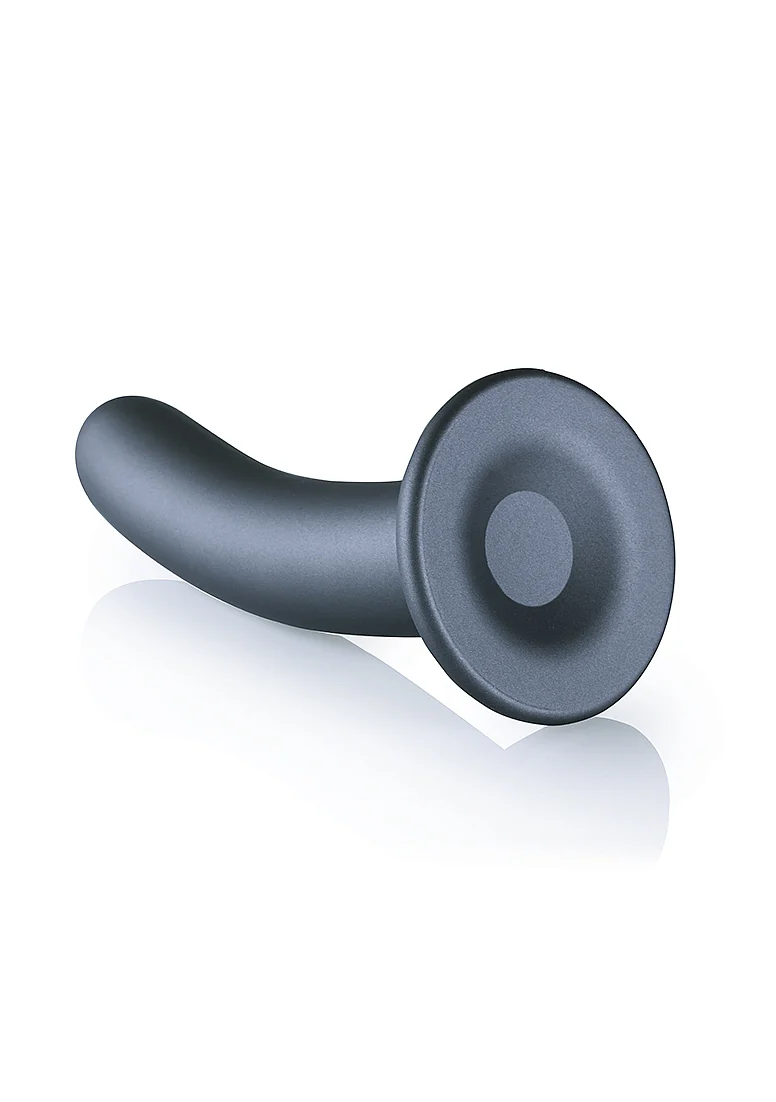 Ouch Smooth G-Spot Dildo 7'' Gun Metal - Image 3