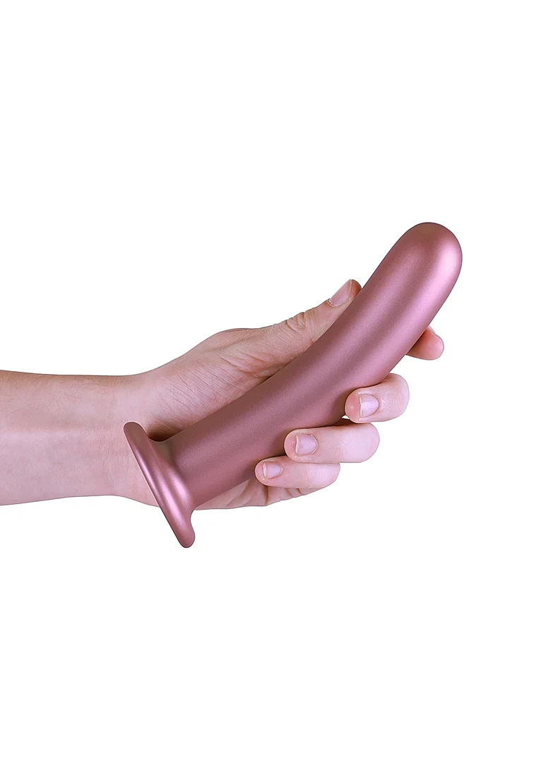 Ouch Smooth G-Spot Dildo 7'' Rose Gold - Image 2