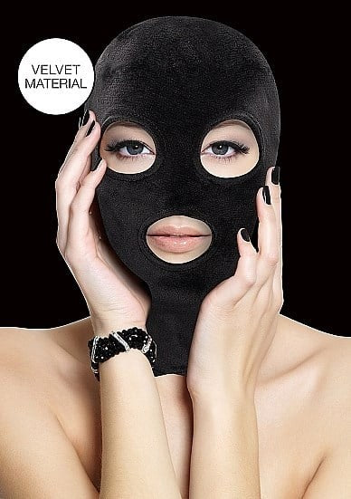 Ouch Velvet Mask With Eye & Mouth Opening - Image 2