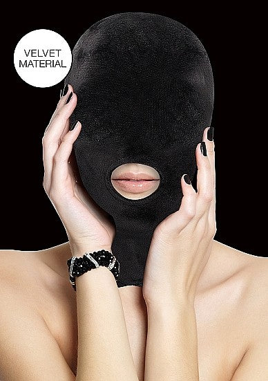 Ouch Velvet Mask With Mouth Opening - Image 2