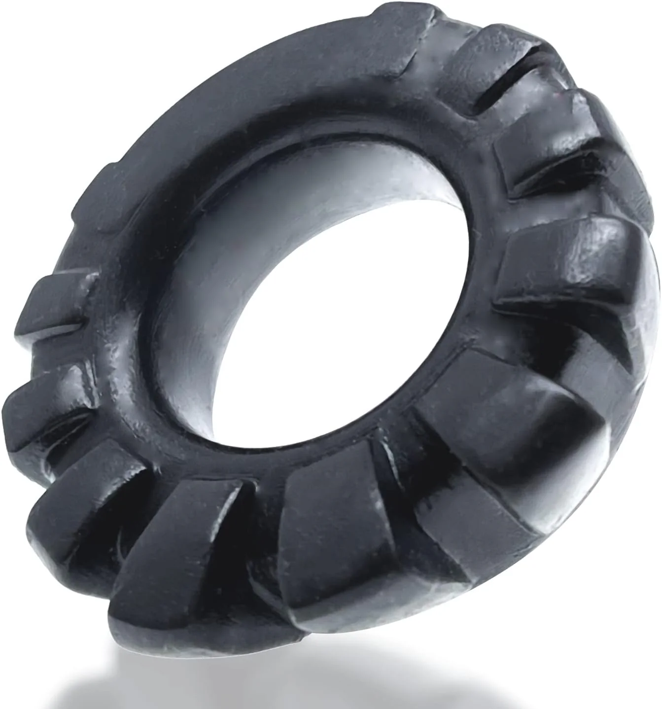 Oxballs Cock-Lug Silicone Comfort Cockring - Black - Image 8