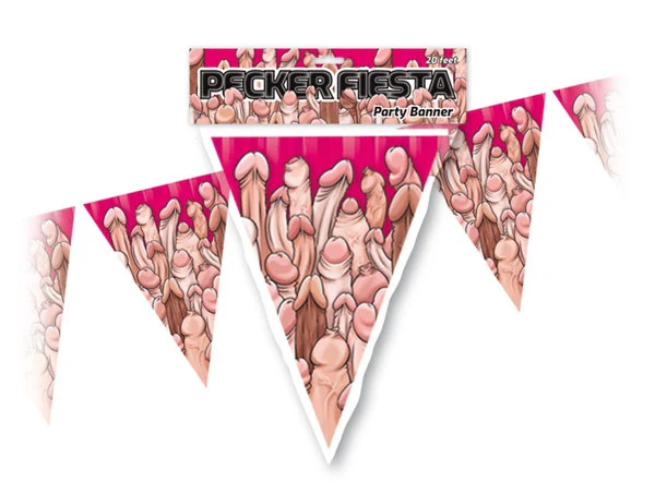 Pecker Fiesta Party Banner