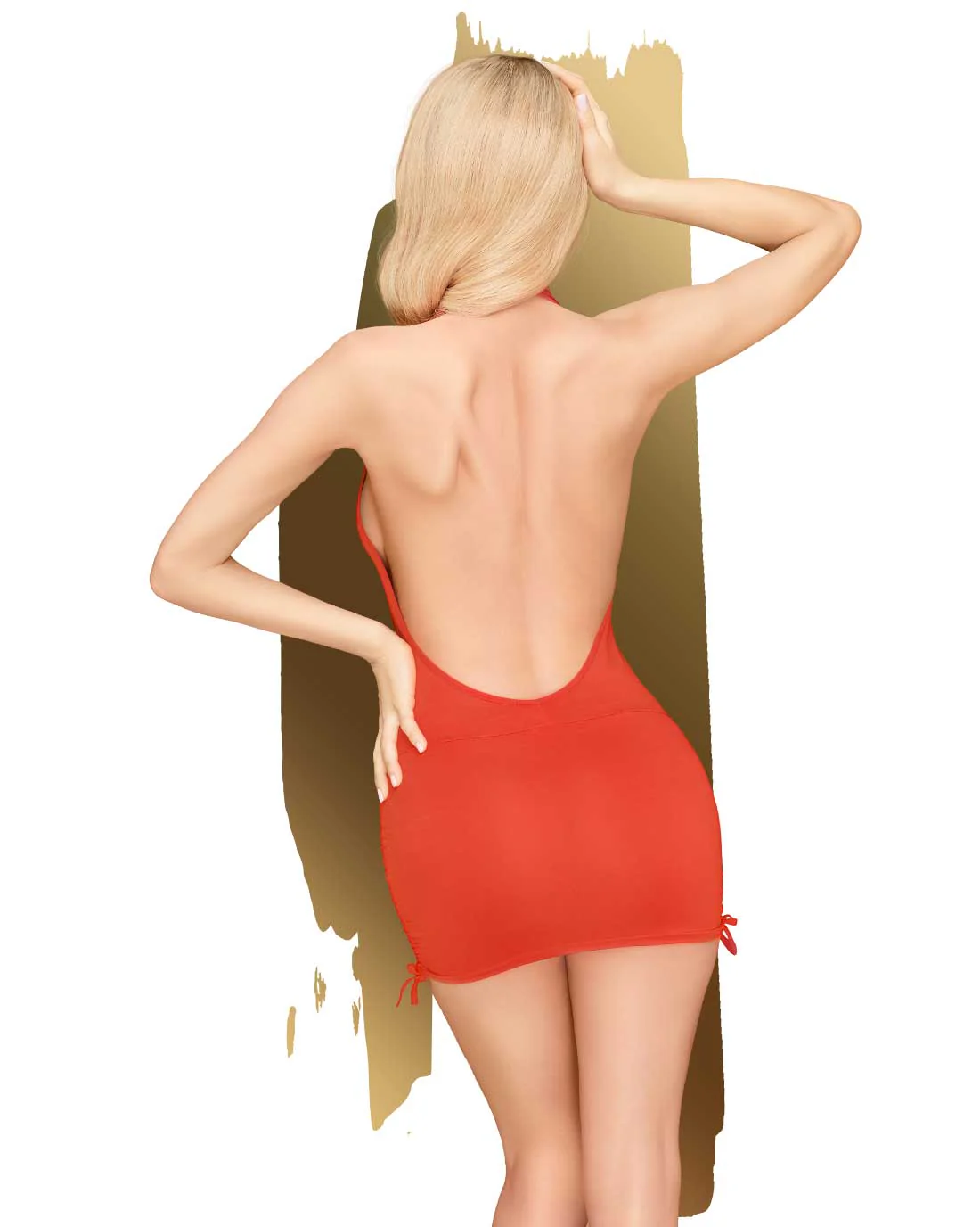 Penthouse Lingerie Earth Shaker Dress Red L/XL 5621 - Image 2