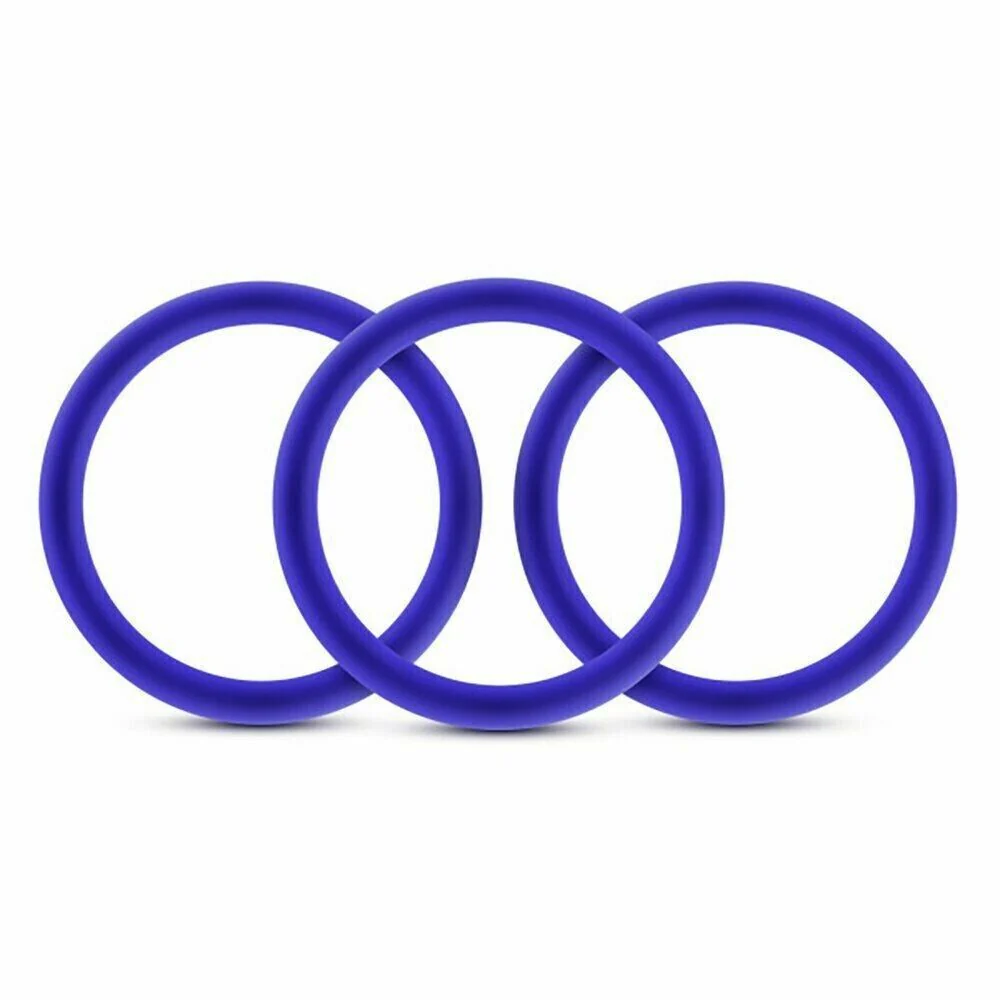 Performance VS1 Cockring 3 Pack Medium Indigo - Image 5