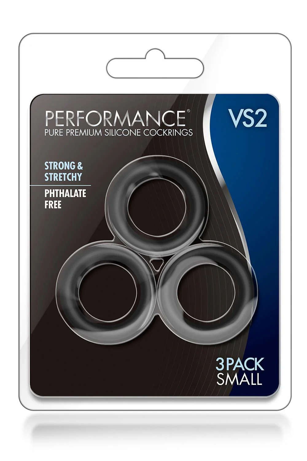 Performance VS2 Cockring 3 Pack Small Black