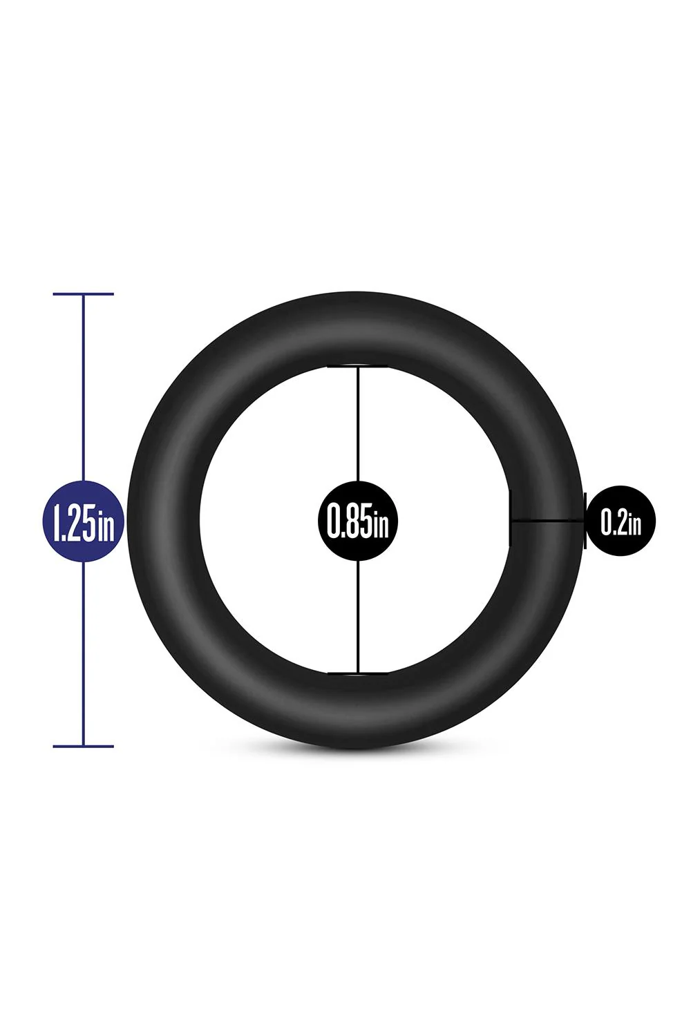 Performance VS2 Cockring 3 Pack Small Black - Image 6