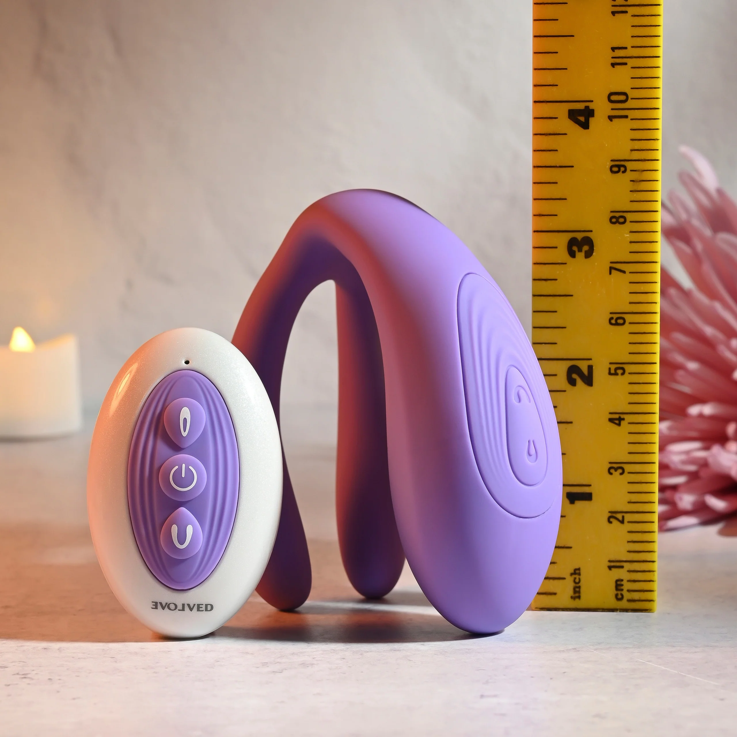 Evolved Petite Tickler Triple-Motor 3-Shaft Mini Vibe with Remote - Image 6
