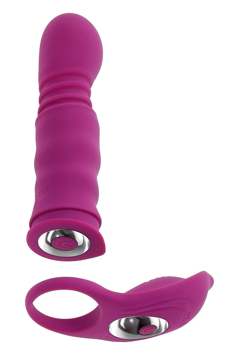 Match Play Thrusting Vibe & Cock Ring - Image 6