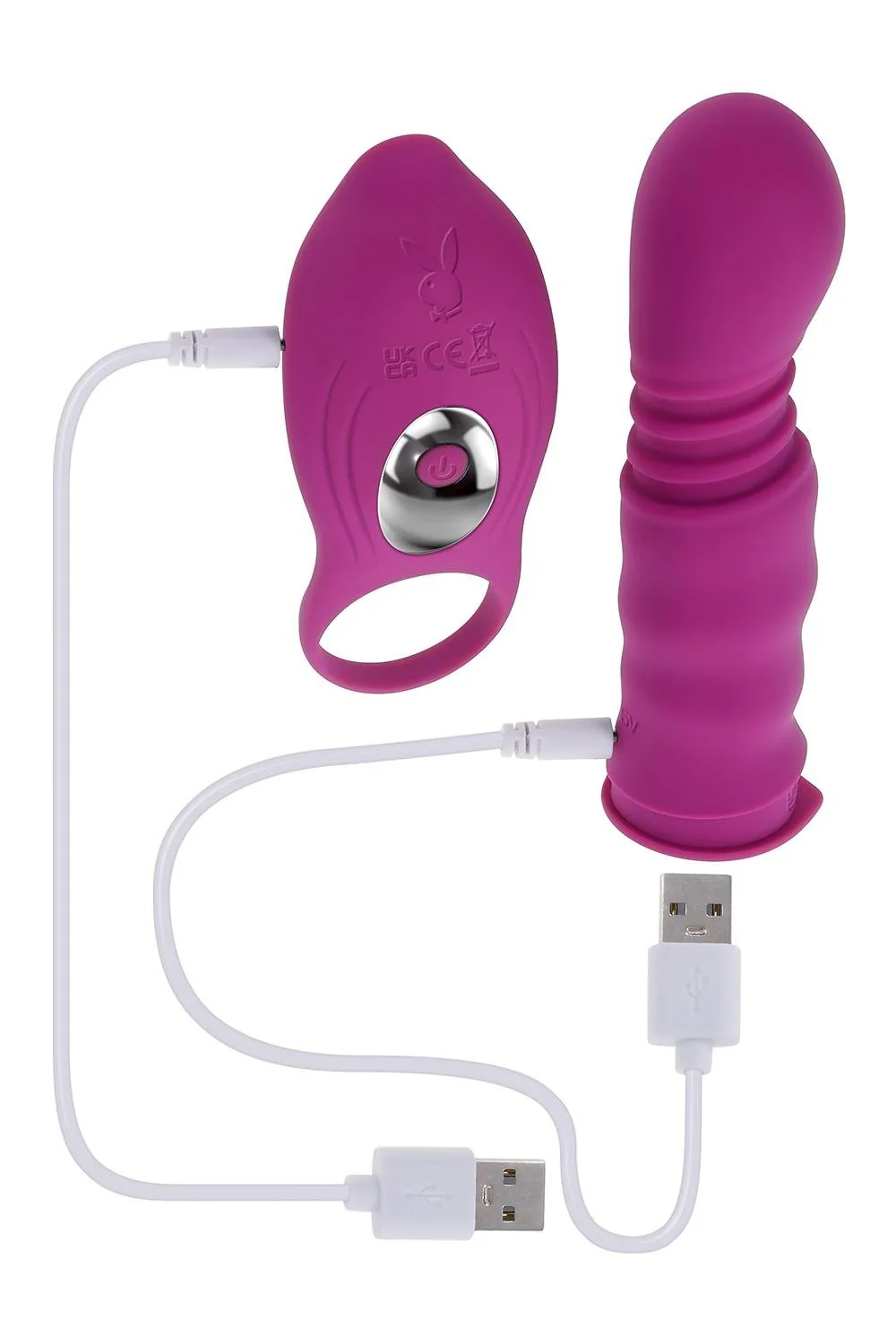 Match Play Thrusting Vibe & Cock Ring - Image 7