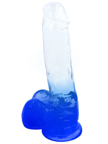 Playful Riders 7" Cock with Balls Blue - Image 2