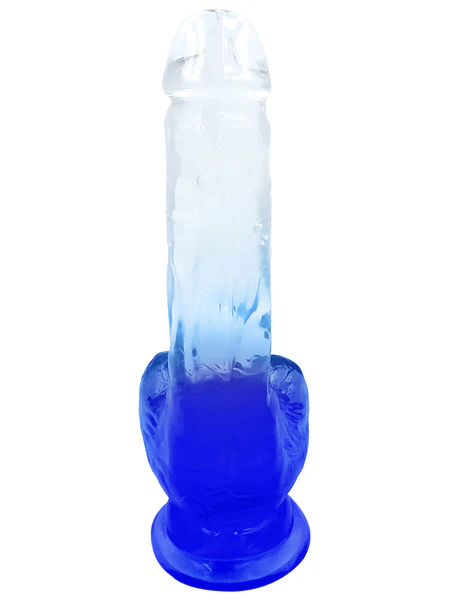 Playful Riders 7" Cock with Balls Blue - Image 3