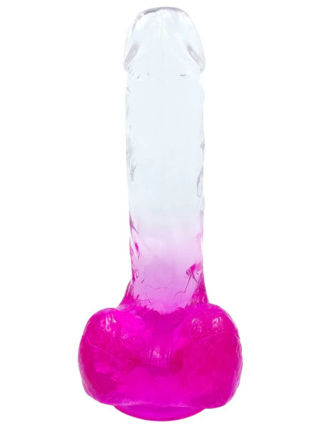 Playful Riders 7" Cock with Balls Pink - Image 4