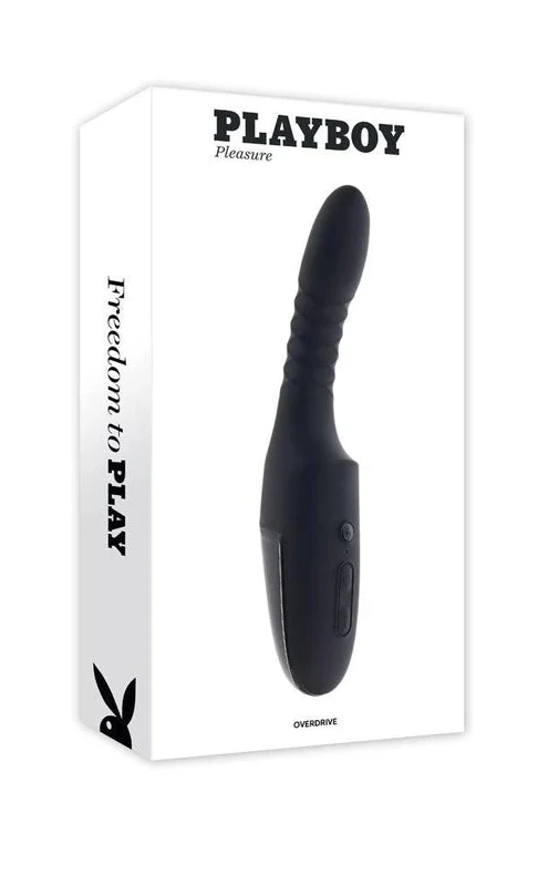 Pleasure Overdrive Thrusting Vibrator with Heated & Suction Base - Image 12