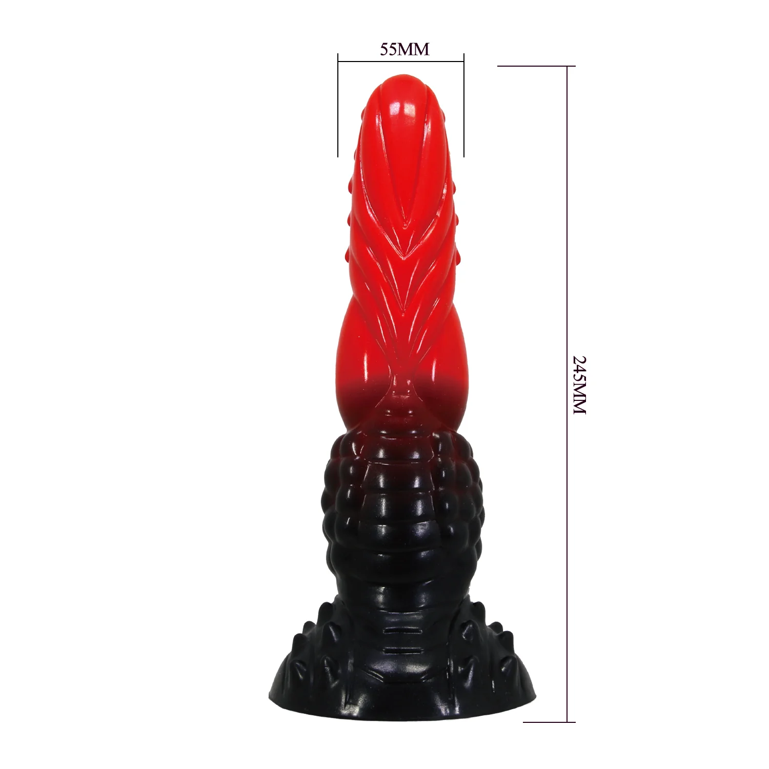 Power Monsters Fire Dragon 9.6" Fantasy/Tentacle Dildo - Image 8