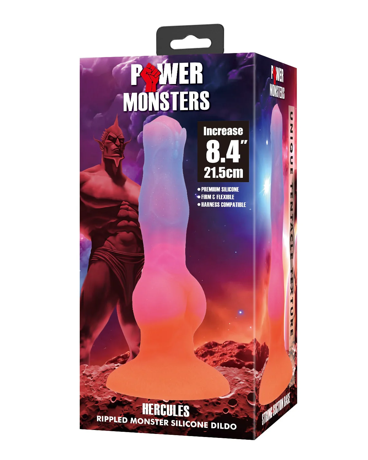 Power Monsters Hercules 8.4" Fantasy/Tentacle Dildo