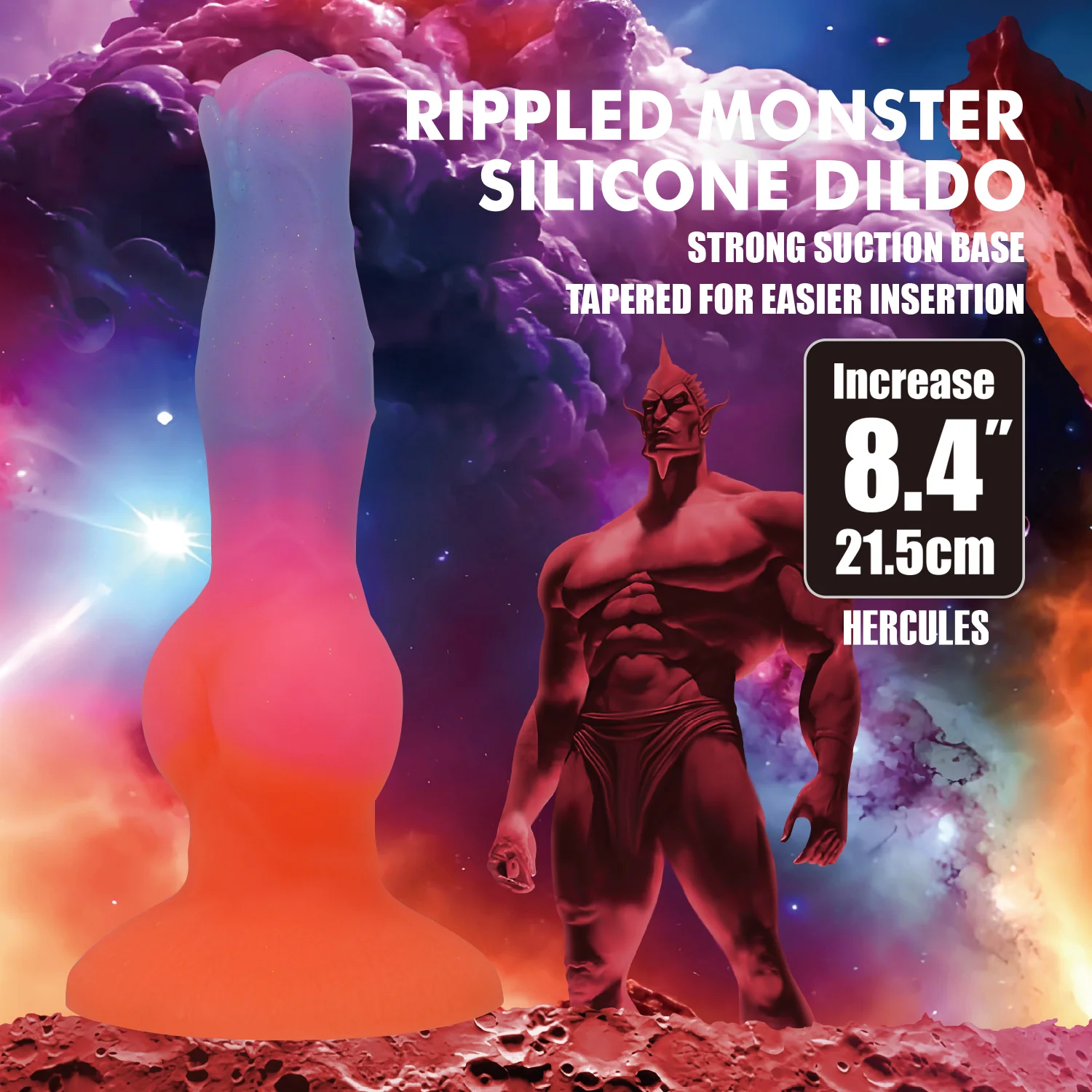 Power Monsters Hercules 8.4" Fantasy/Tentacle Dildo - Image 3