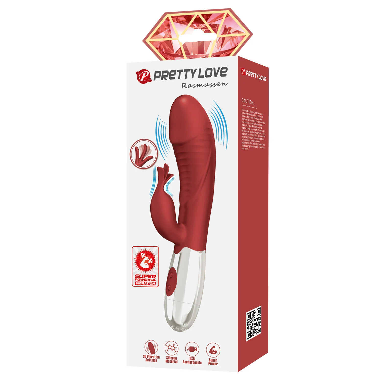 Pretty Love Rasmussen Rabbit Vibrator - Image 3