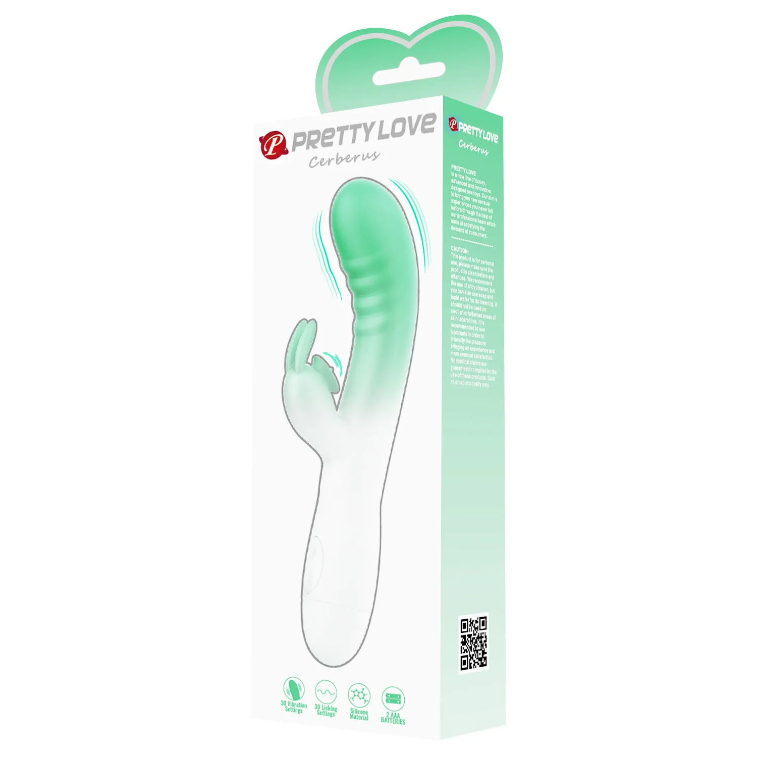 Pretty Love Cerberus Rabbit Vibrator BI-014795-A1B - Image 3
