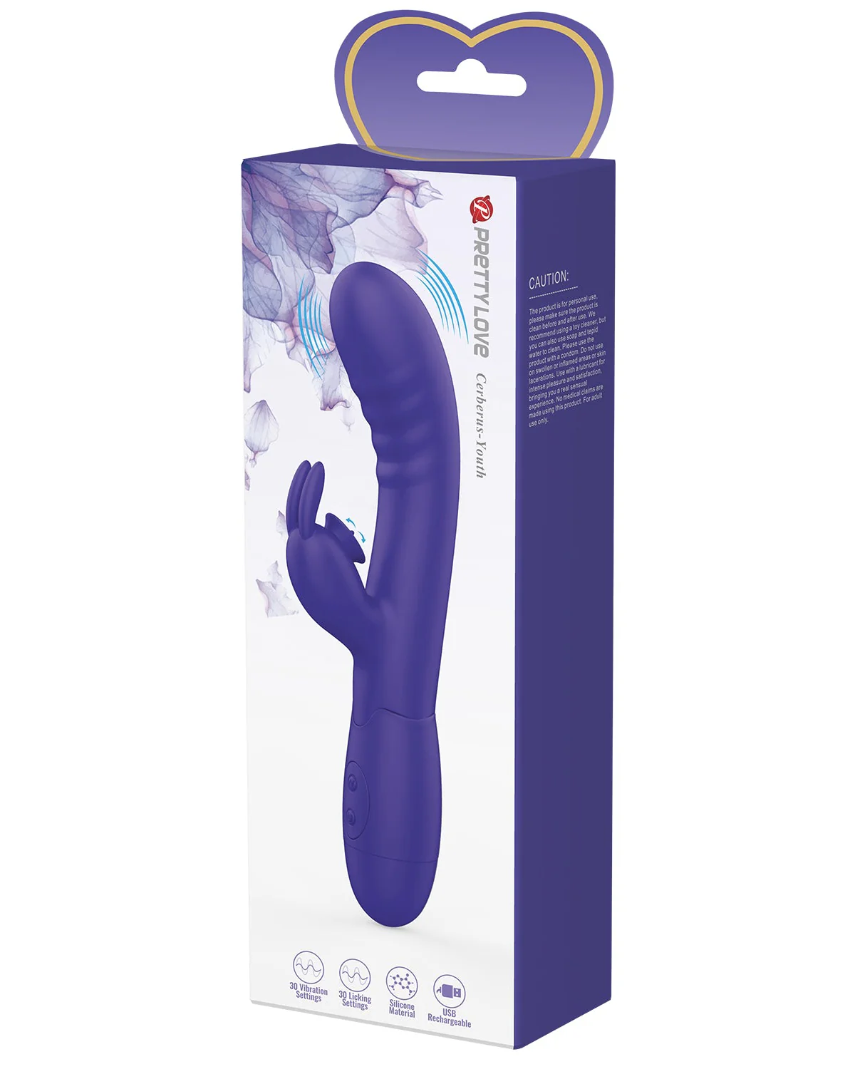 Pretty Love Cerberus Youth Rabbit Vibe Purple - Image 2